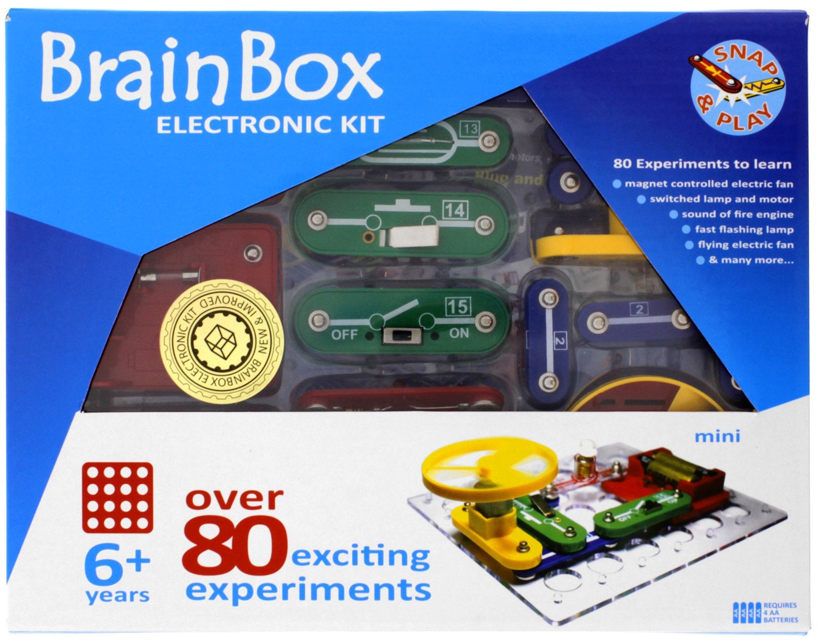 Brain Craft Kit BrainBox Mini Over 80 Experiment Kit – GoGoKids Toy & Book Shop New ...