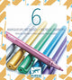 Djeco 6 Metallic Markers