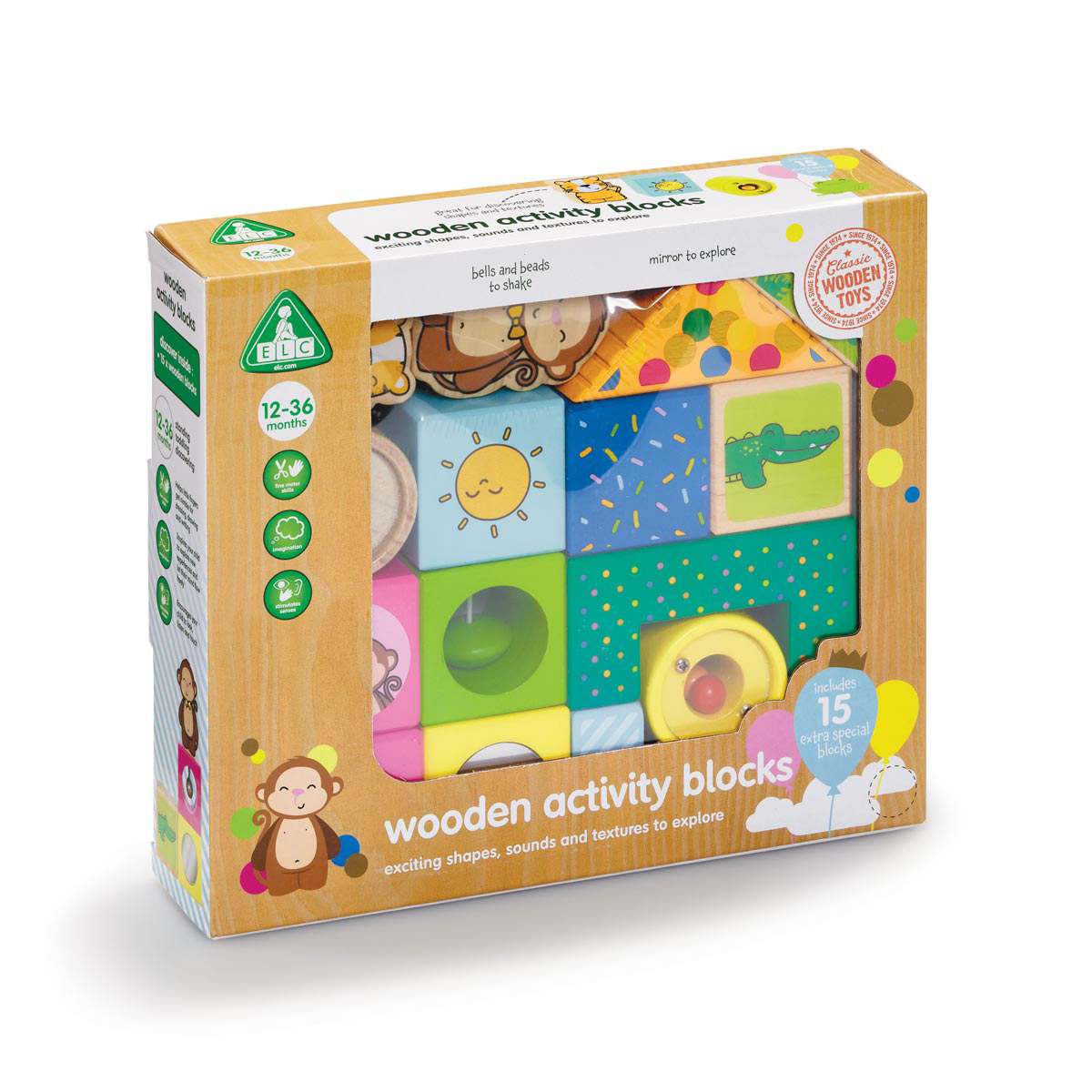 Wooden Activity Blocks By Early Learning Centre – GoGoKids Toy