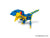 LaQ Dinosaur World Spinosaurus - 7 Models, 175 Pieces