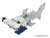 LaQ Marine World Mini Hammerhead Shark - 1 MODEL, 88 Pieces