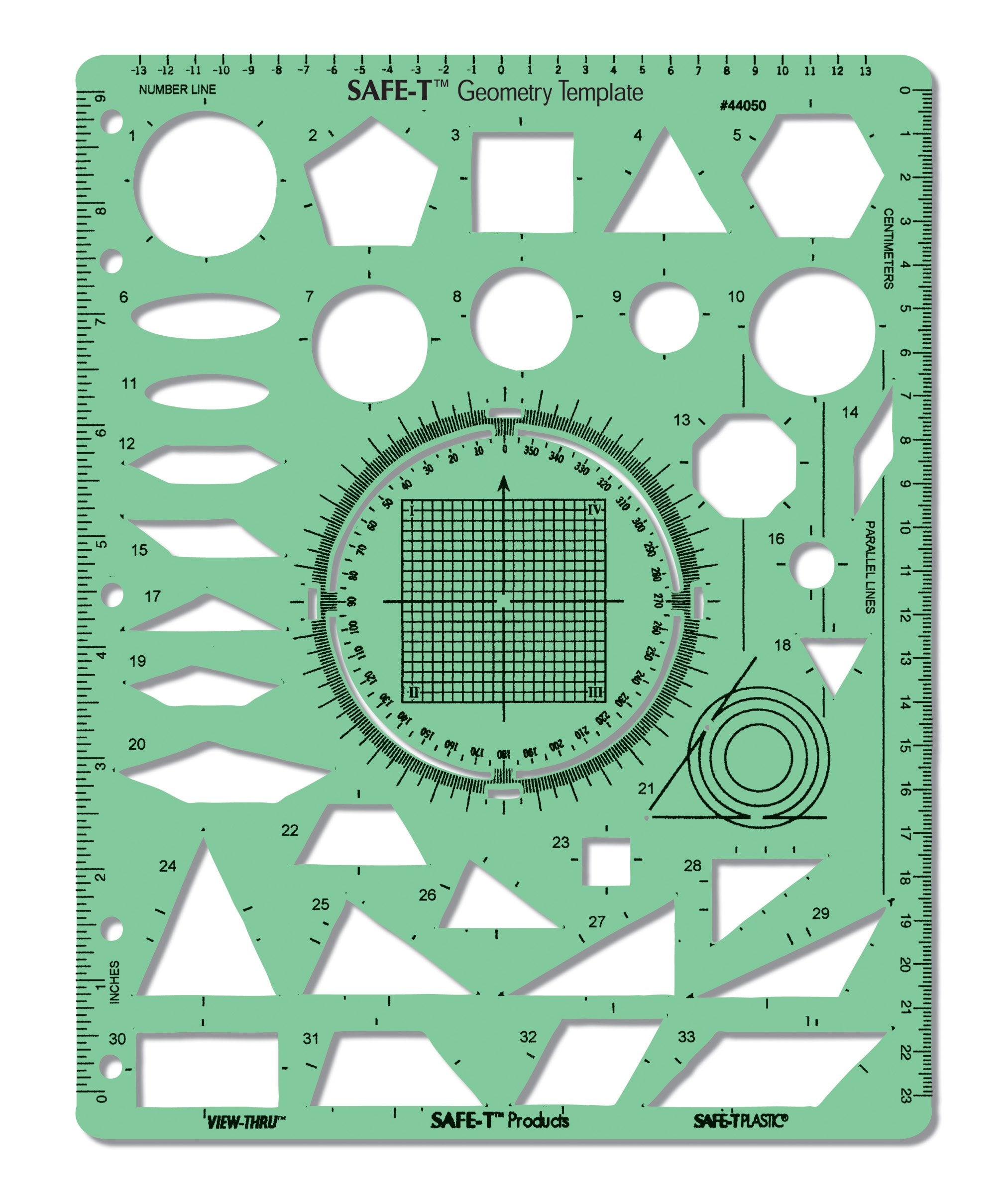 Geometry Template by Learning Resources – GoGoKids Toy Shop – Buy ...