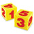 Giant Soft Foam Numeral Cubes by Learning Resources