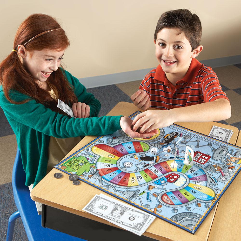 Learning Resources Money Bags Coin Value Board Game