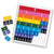 Rainbow Fraction Plastic Tiles with Tray by Learning Resources