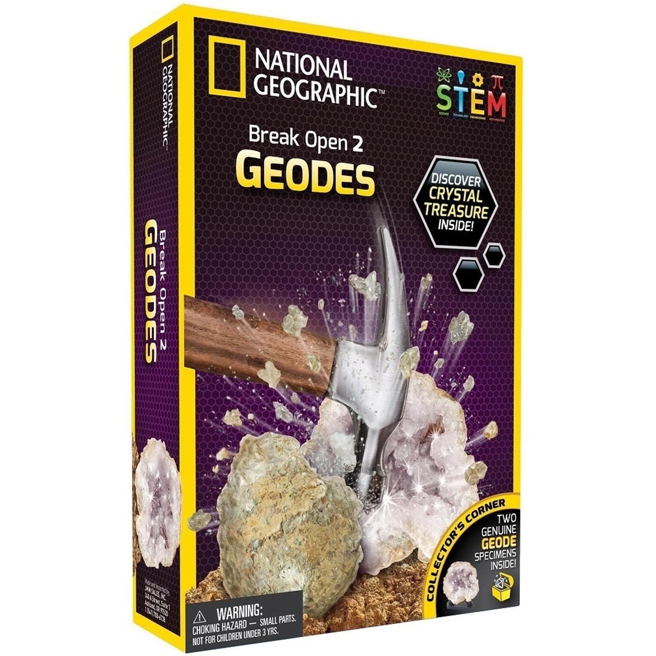 Geotech Toy Break Open 2 Geodes by National Geographic – GoGoKids Toy Shop – Buy ...