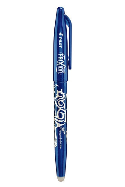 Pilot FriXion Ball Knock Retractable Gel Ink Pen - 0.5 mm Blue ...
