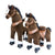 PonyCycle Ride On Dark Brown Horse Small Size