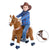 PonyCycle Ride On Light Brown Horse Medium Size