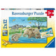 Ravensburger Baby Safari Animals Puzzle (2x12pc)