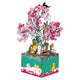 Robotime DIY Music Box- Cherry Blossom Tree