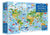 World atlas and jigsaw
